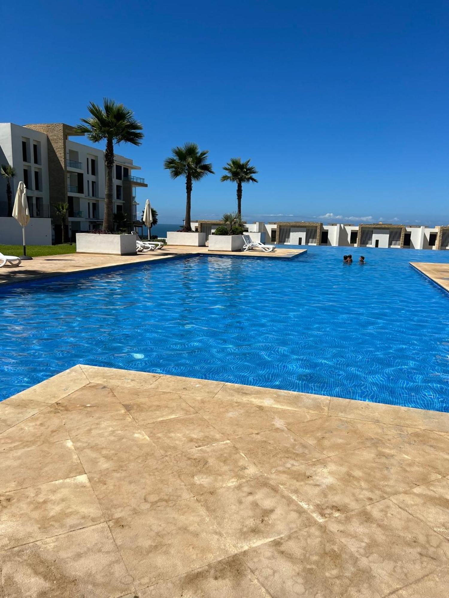 2 Bedroom Apartment With Sea View And Private Pool Sidi Bouqnadel Exteriör bild
