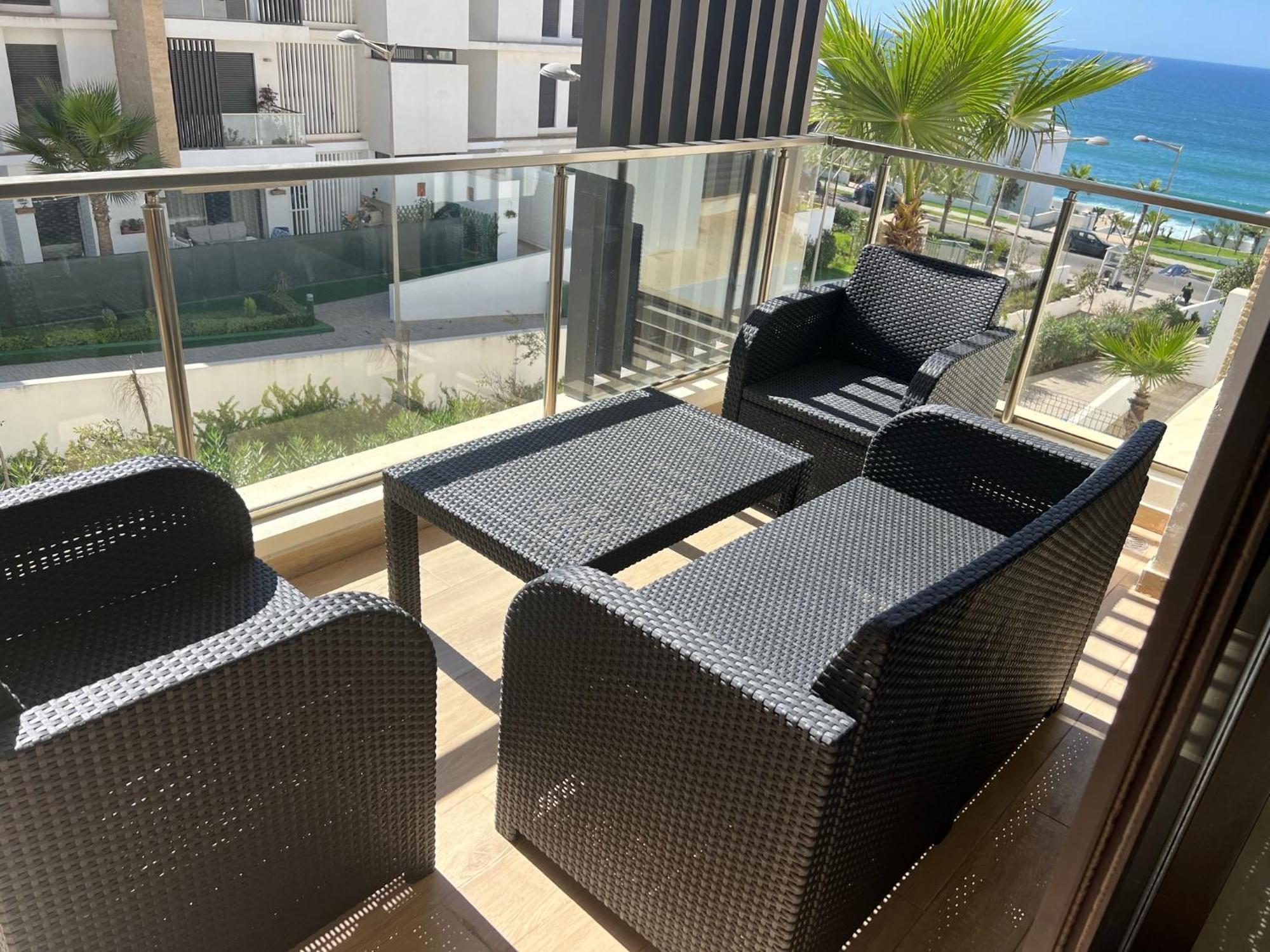 2 Bedroom Apartment With Sea View And Private Pool Sidi Bouqnadel Exteriör bild